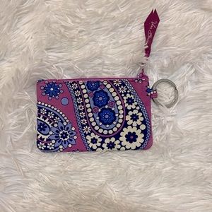 Vera Bradley keychain wallet